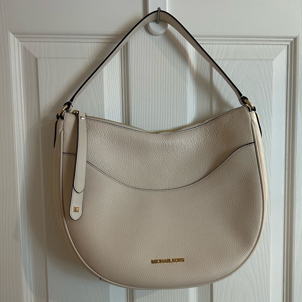 Michael Kors - leather half moon bag